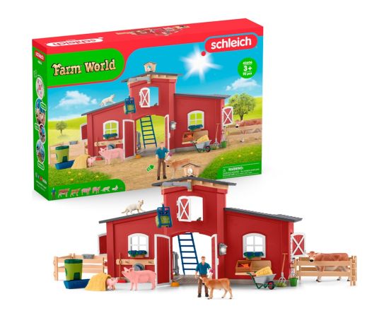 Schleich Farm World Large farm with animals & accessories, play building Jaunumi, Bērnu preces