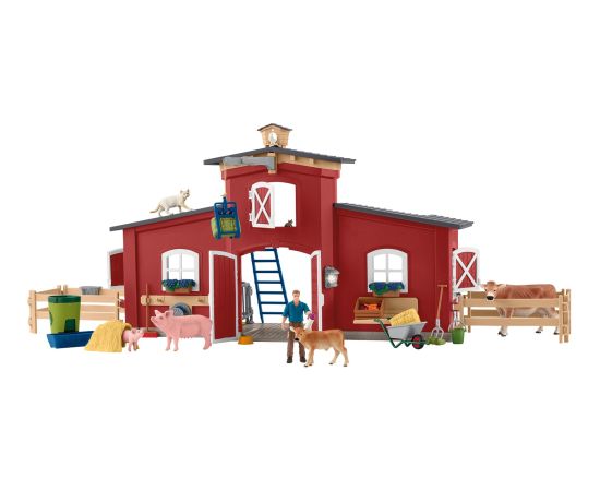 Schleich Farm World Large farm with animals & accessories, play building Jaunumi, Bērnu preces