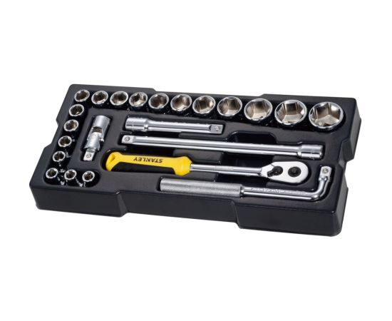 Uzgriežņa galviņu komplekts Stanley STMT1-74173; 23 gab. Mehāniskie instrumenti