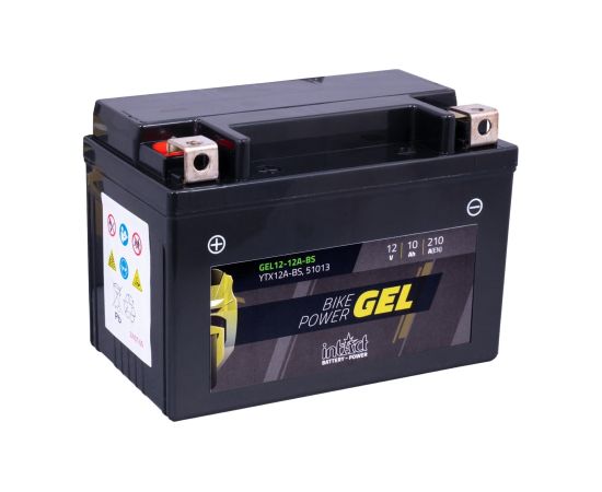150 x 87 x 105 + - Intact Bike Power GEL 12V 10Ah(c20) 210A(EN) CTX12A-BS EAN4250227524216 Akumulatori