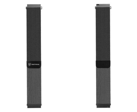 Tactical 360 Loop Magnetic Steel Band Ремешок для часов 20mm / чёрный Smart pūlksteņu aksesuāri