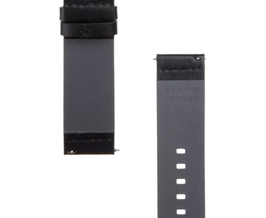 Tactical 307 Leather Band Ремешок для часов 22mm / чёрный Smart pūlksteņu aksesuāri