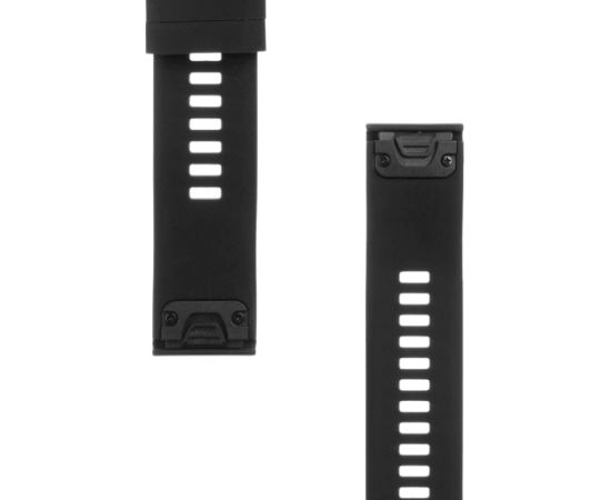 Tactical 426 Silicone Band Ремешок для часов Garmin Fenix 5/6/7/8 QuickFit 22mm / чёрный Smart pūlksteņu aksesuāri