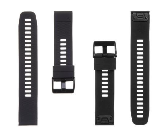 Tactical 426 Silicone Band Ремешок для часов Garmin Fenix 5/6/7/8 QuickFit 22mm / чёрный Smart pūlksteņu aksesuāri