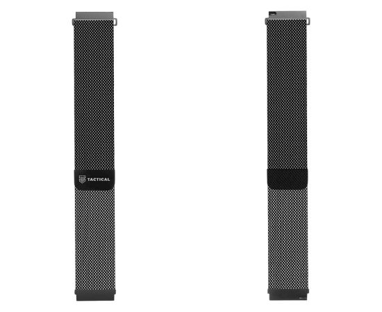 Tactical 364 Loop Magnetic Steel Band Ремешок для часов 22mm / чёрный Smart pūlksteņu aksesuāri