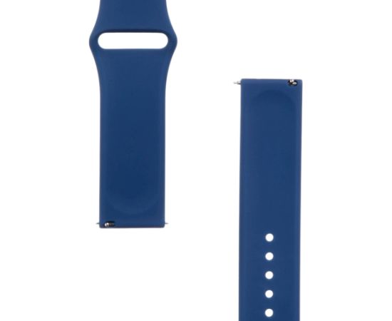 Tactical 614 Silicone Band Ремешок для часов 22mm / тёмно-синий Smart pūlksteņu aksesuāri