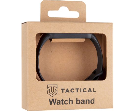 Tactical 661 Silicone Band Ремешок для часов Xiaomi Mi Band 5/6 / чёрный Smart pūlksteņu aksesuāri