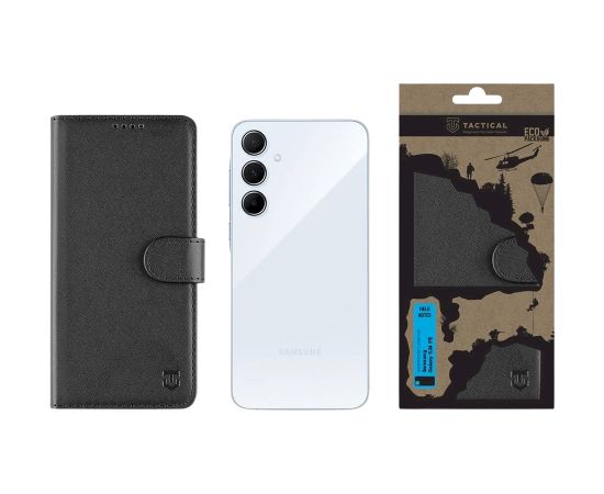 Tactical Field Notes Aizsargapvalks priekš Samsung Galaxy S24 FE / melns Neoriģinālie Maciņi