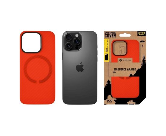 Tactical MagForce Aramid Bloody Mary Limited Edition Aizsargapvalks priekš Apple iPhone 16 Pro Max Neoriģinālie Maciņi