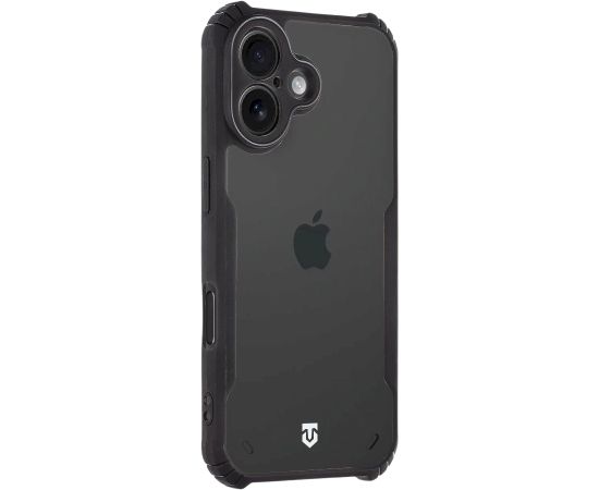 Tactical Quantum Stealth Cover Aizsargapvalks priekš Apple iPhone 16 / caurspīdīgs/melns Neoriģinālie Maciņi