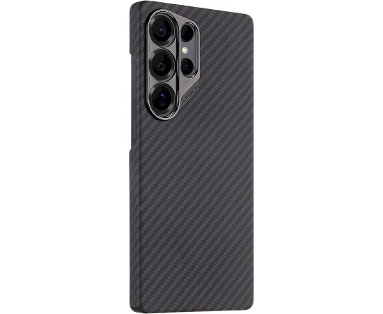 Tactical MagForce Aramid Cover Aizsargapvalks priekš Samsung Galaxy S25 Ultra / melns Neoriģinālie Maciņi