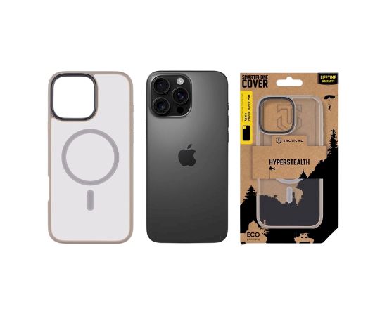 Tactical MagForce Hyperstealth Cover Защитный чехол для iPhone 16 Pro Max / светло-серый Чехлы - альтернативные