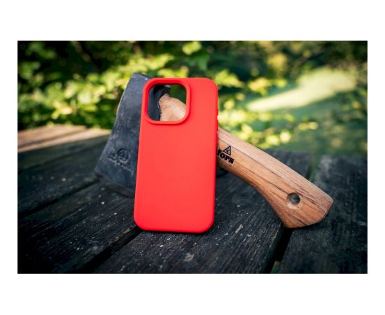 Tactical MagForce Velvet Smoothie Cover Aizsargapvalks priekš Apple iPhone 16 Pro / sarkans Neoriģinālie Maciņi