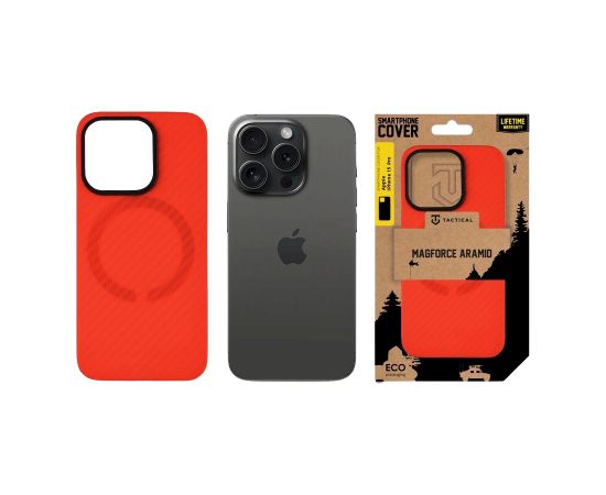Tactical MagForce Aramid Bloody Mary Limited Edition Cover Aizsargapvalks priekš Apple iPhone 15 Pro Neoriģinālie Maciņi