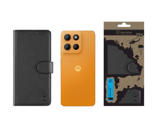 Tactical Field Notes Aizsargapvalks priekš Motorola G15 / melns Neoriģinālie Maciņi