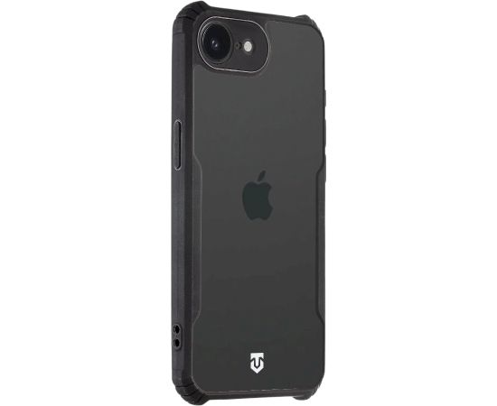 Tactical Quantum Stealth Cover Aizsargapvalks priekš Apple iPhone 16e / caurspīdīgs/melns Neoriģinālie Maciņi