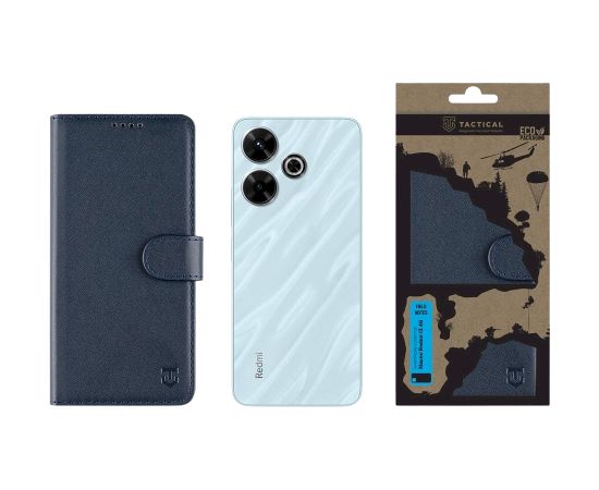Tactical Field Notes Aizsargapvalks priekš Xiaomi Redmi 13 4G / zils Neoriģinālie Maciņi
