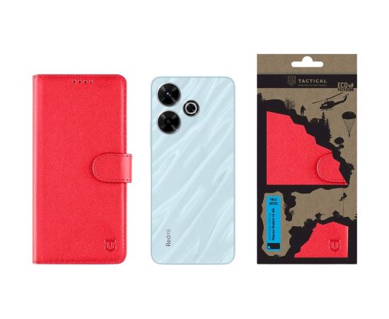 Tactical Field Notes Защитный чехол для Xiaomi Redmi 13 4G / красный Чехлы - альтернативные