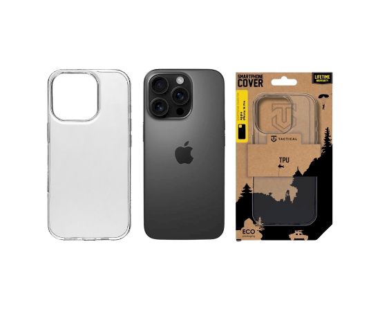 Tactical TPU Cover Aizsargapvalks priekš Apple iPhone 16 Pro / caurspīdīgs Neoriģinālie Maciņi