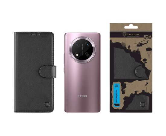 Tactical Field Notes Aizsargapvalks priekš Honor Magic7 Lite / melns Neoriģinālie Maciņi