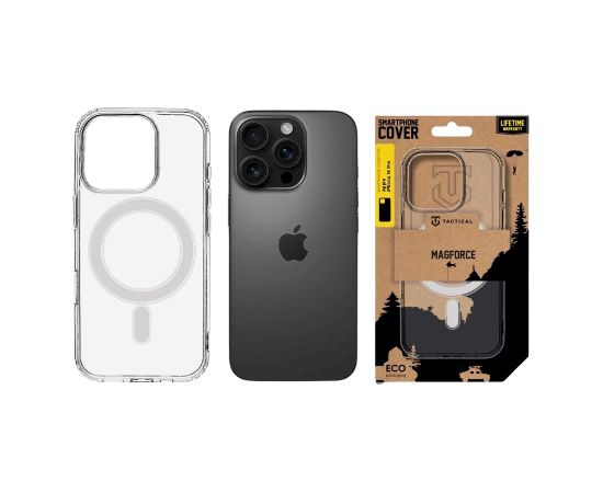 Tactical MagForce Cover Aizsargapvalks priekš Apple iPhone 16 Pro / caurspīdīgs Neoriģinālie Maciņi