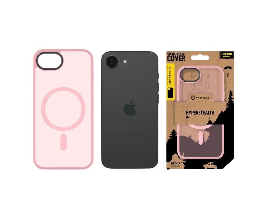 Tactical MagForce Hyperstealth Cover Aizsargapvalks priekš iPhone 16e / rozā pantera Neoriģinālie Maciņi