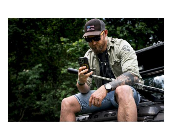 Tactical MagForce Hyperstealth 2.0 Aizsargapvalks priekš iPhone 16 Pro Max / melns/dzeltens Neoriģinālie Maciņi