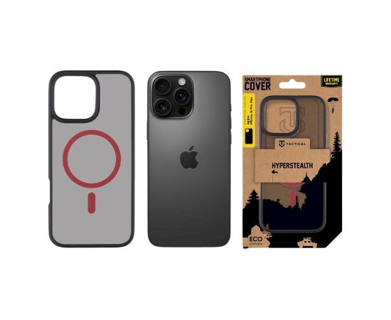 Tactical MagForce Hyperstealth 2.0 Cover Защитный чехол для iPhone 16 Pro Max / чёрный/красный Чехлы - альтернативные
