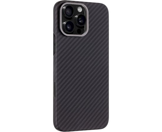 Tactical MagForce Aramid Cover Aizsargapvalks priekš Apple iPhone 16 Pro Max / melns Neoriģinālie Maciņi