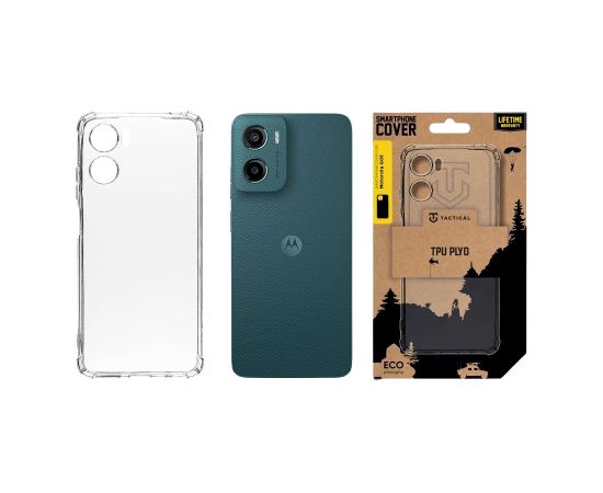 Tactical TPU Plyo Cover Aizsargapvalks priekš Motorola G05/E15 / caurspīdīgs Neoriģinālie Maciņi