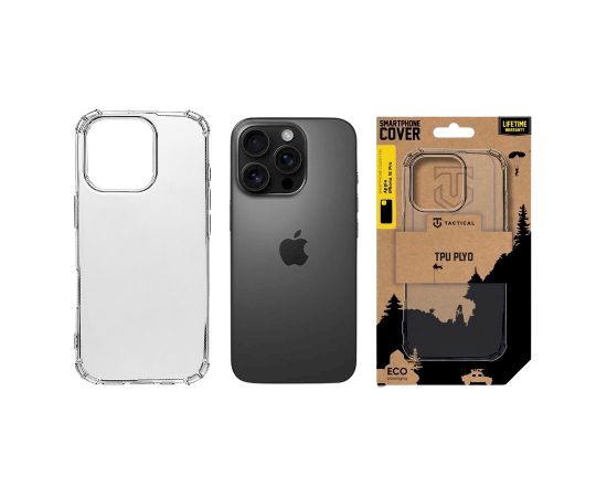 Tactical TPU Plyo Cover Защитный чехол для Apple iPhone 16 Pro / прозрачный Чехлы - альтернативные