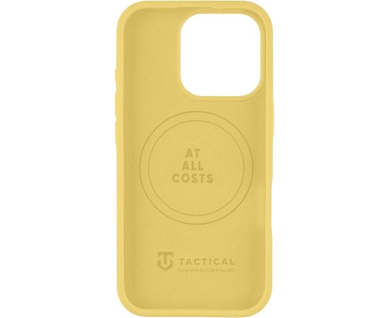 Tactical MagForce Velvet Smoothie Cover Aizsargapvalks priekš Apple iPhone 16 Pro / dzeltena Neoriģinālie Maciņi