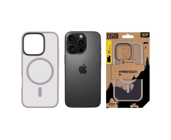 Tactical MagForce Hyperstealth Cover Защитный чехол для iPhone 16 Pro / светло-серый Чехлы - альтернативные