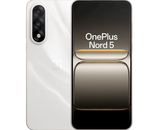 OnePlus Nord 5 Viedtālrunis 12 GB / 512 GB / 5G / Marbel sands Mobilie telefoni