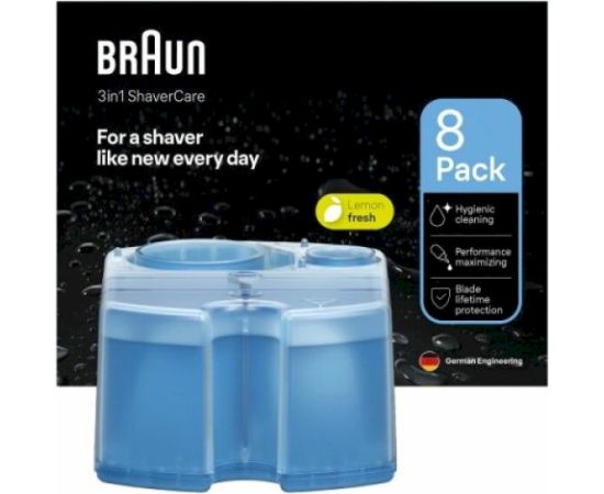 Braun ShaverCare SmartCare 3‑in‑1 Nomaiņas kasetnes 8 gab. Jaunumi - Skaistums