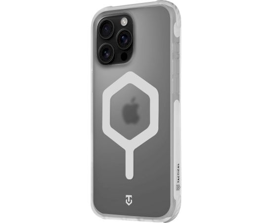 Tactical MagForce Hexagon Cover Aizsargapvalks priekš Apple iPhone 16 Pro Max / balts Neoriģinālie Maciņi