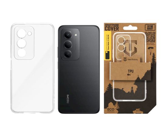 Tactical TPU Cover Aizsargapvalks priekš Xiaomi Redmi 15 4G/5G / caurspīdīgs Neoriģinālie Maciņi
