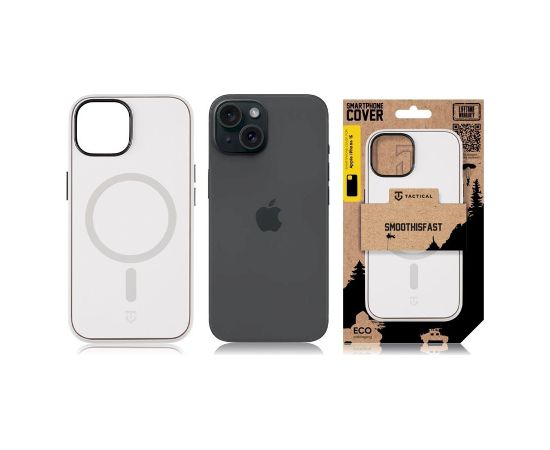 Tactical MagForce SmoothIsFast Cover Защитный чехол для Apple iPhone 15 / меловый Чехлы - альтернативные