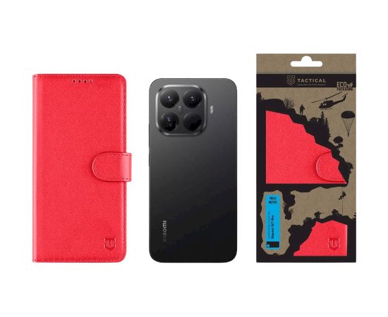 Tactical Field Notes Aizsargapvalks priekš Xiaomi 15T Pro / sarkans Neoriģinālie Maciņi