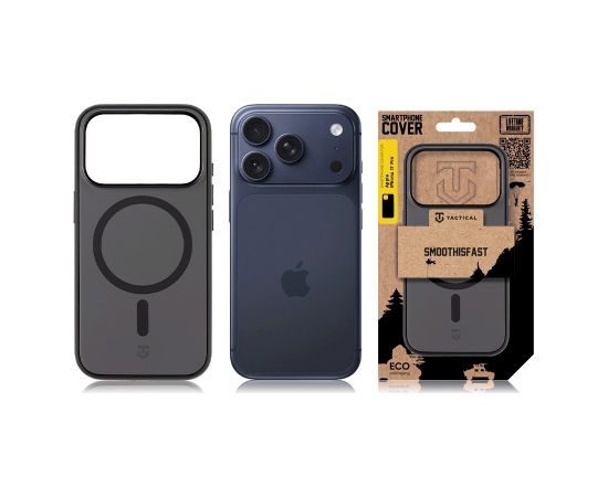 Tactical MagForce SmoothIsFast Cover Aizsargapvalks priekš Apple iPhone 17 Pro / asfalts Neoriģinālie Maciņi