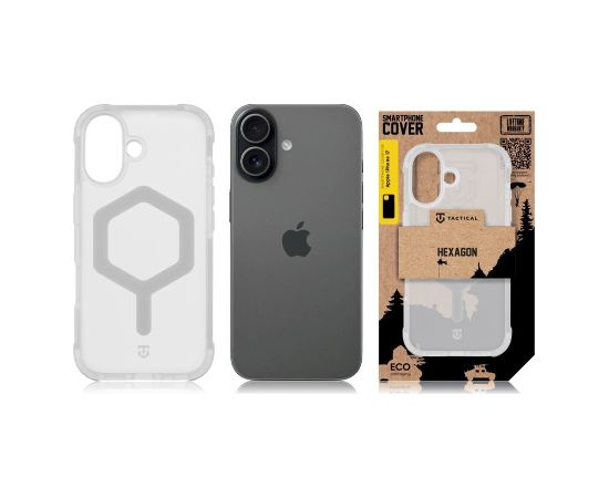 Tactical MagForce Hexagon Cover Aizsargapvalks priekš Apple iPhone 17 / balts Neoriģinālie Maciņi