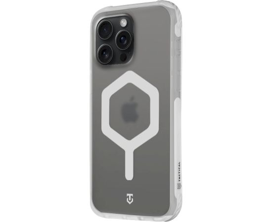 Tactical MagForce Hexagon Cover Aizsargapvalks priekš Apple iPhone 15 Pro Max / balts Neoriģinālie Maciņi