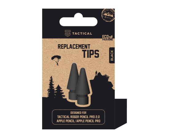 Tactical Roger Pencil Pro 2.0 Uzgaļi priekš viedā zīmuļa / melns Citi akses. planšetdatoriem
