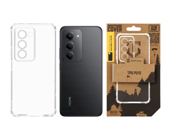 Tactical TPU Plyo Cover Aizsargapvalks priekš Xiaomi Redmi 15 4G/5G / caurspīdīgs Neoriģinālie Maciņi