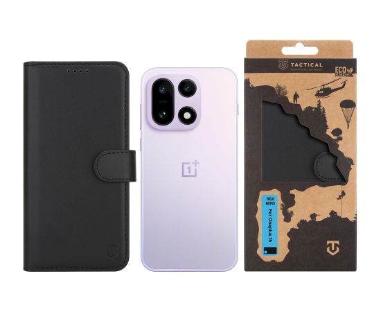 Tactical Field Notes Aizsargapvalks priekš OnePlus 15 / melns Neoriģinālie Maciņi