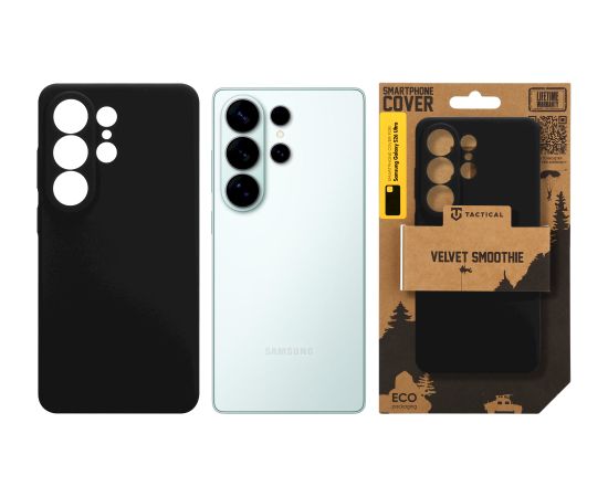 Tactical Velvet Smoothie Cover Aizsargapvalks priekš Samsung Galaxy S26 Ultra / asfalts Neoriģinālie Maciņi