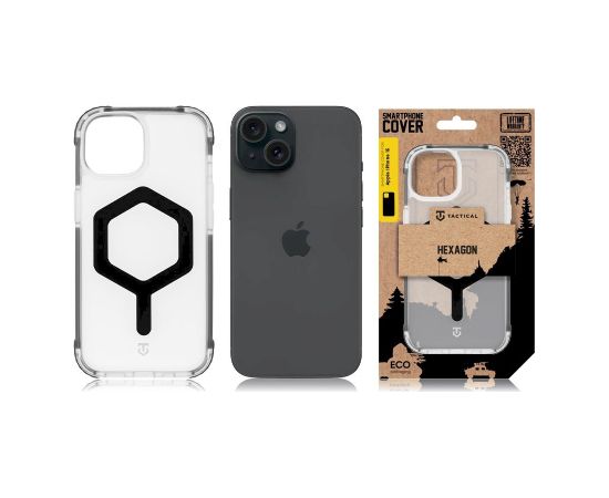Tactical MagForce Hexagon Cover Защитный чехол для Apple iPhone 15 / чёрный Чехлы - альтернативные