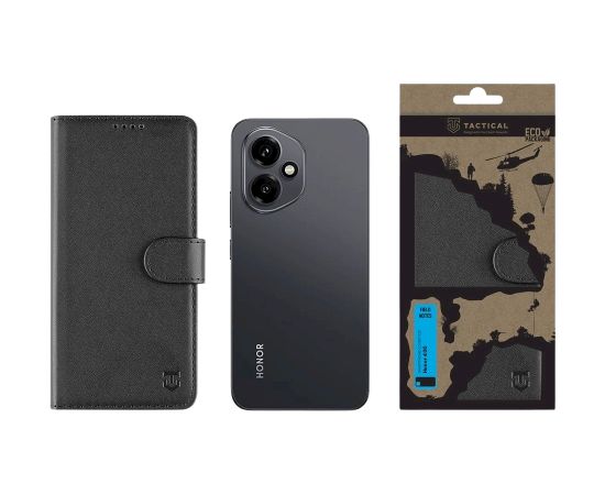 Tactical Field Notes Aizsargapvalks priekš Honor 400 / melns Neoriģinālie Maciņi