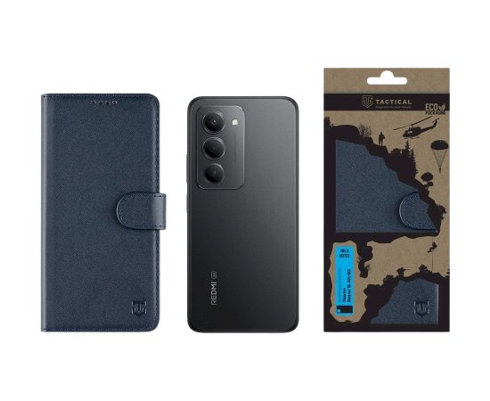Tactical Field Notes Aizsargapvalks priekš Xiaomi Redmi 15 4G/5G / zils Neoriģinālie Maciņi