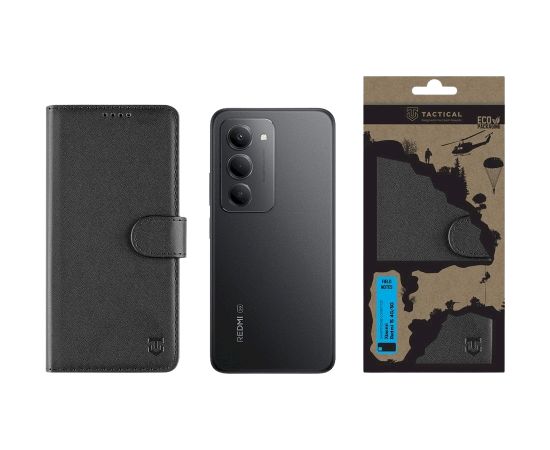 Tactical Field Notes Aizsargapvalks priekš Xiaomi Redmi 15 4G/5G / melns Neoriģinālie Maciņi
